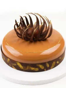 Caramel Mirror Glaze