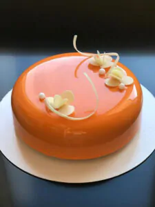 Apricot Mirror Glaze